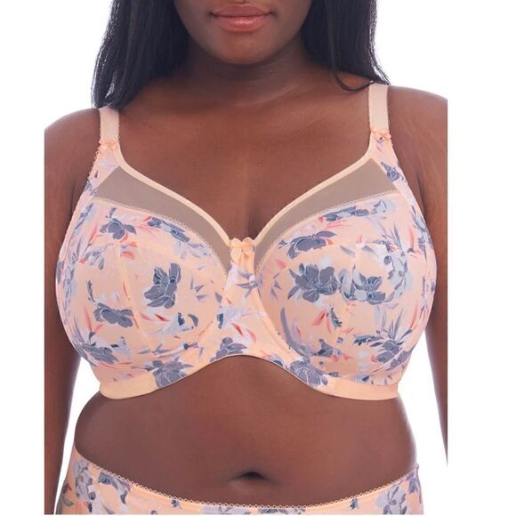GODDESS- KAYLA Pink Floral GD6162 Serenity UW Full Coverage Bra, Plus Size 44I - Picture 5 of 14